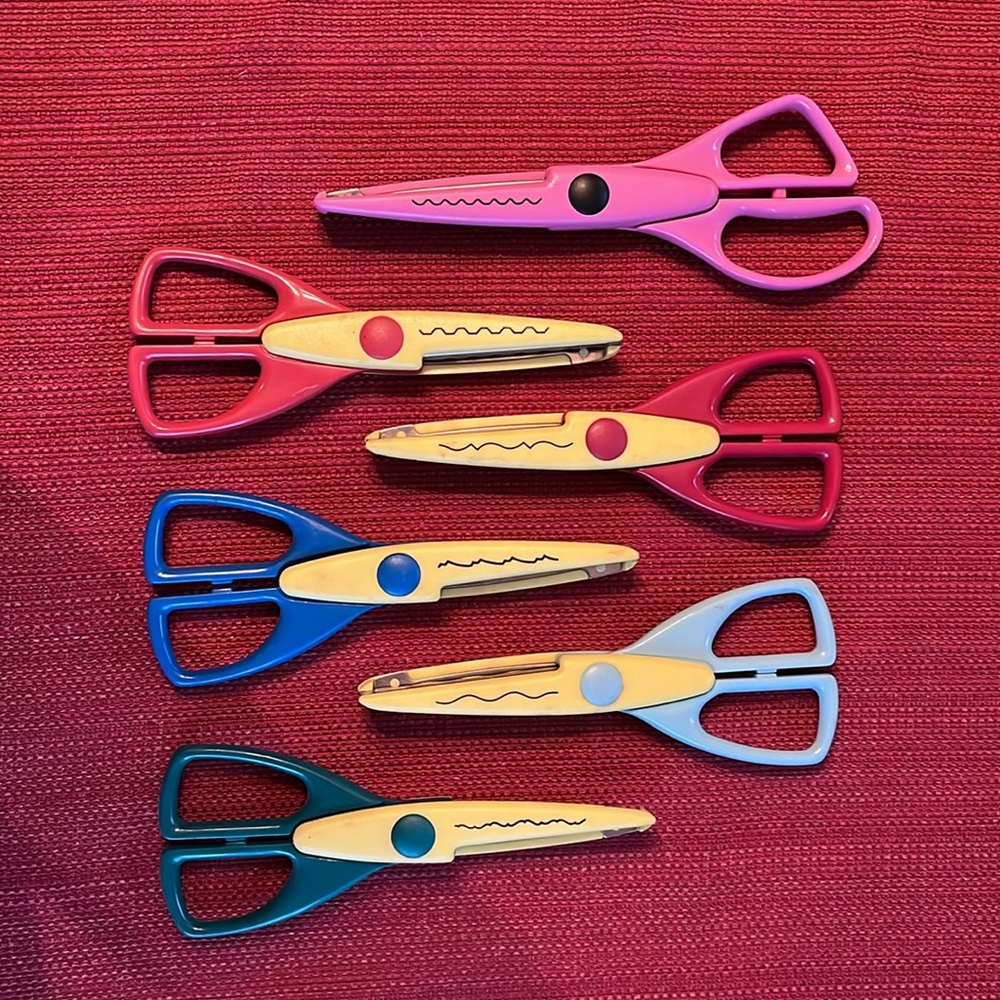 Craft scissors 
Lot of 6